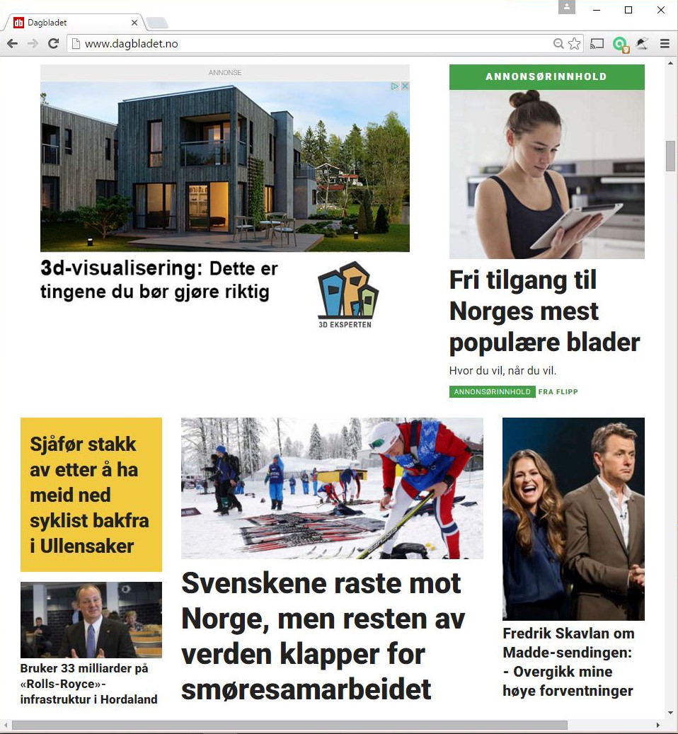 Bruk av Google og Facebook i markedsføring av boliger